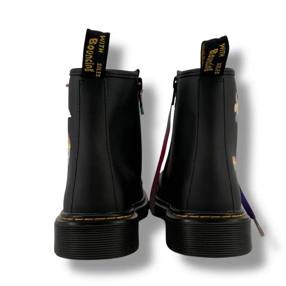 Dr Martens Junior 1460 For Pride Leather Lace Up Boots Size 36 L5 M4